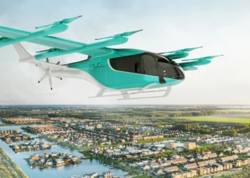 veículo aéreo elétrico, veículo elétrico de pouso de decolagem vertical