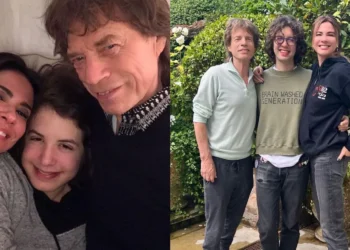 Luciana (não identificado), Mick (não identificado), Gimenez (não identificado), Jagger (não identificado);